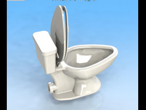 closestool Modelo 3D