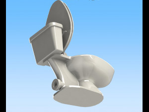 closestool Modelo 3D