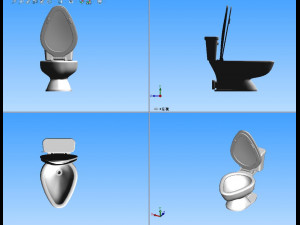 closestool Modelo 3D