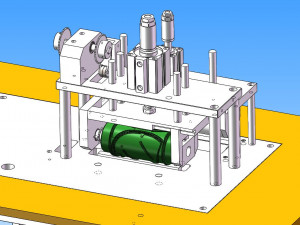 kn 95 flaker semi-automatic n95 mask slicer kn95 tablet press mask machine drawing 3D 模型