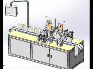 n95 folding mask ear band welding machine 3d engineering drawing bom 3D 모델