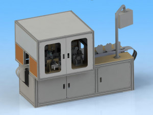 n95 folding mask ear band welding machine 3d engineering drawing bom 3D 모델