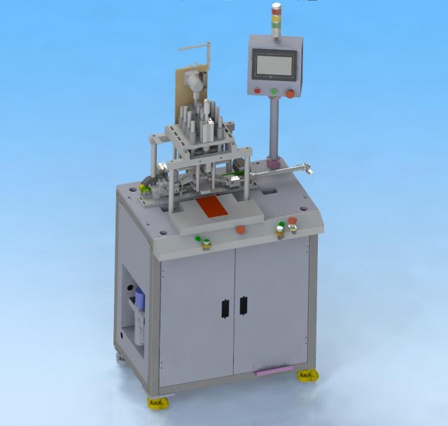 semi automatic ear band welding machine for plane mask 3D Model .c4d .max .obj .3ds .fbx .stl .blend