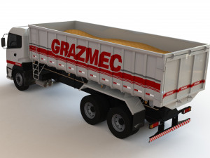 design drawing of large truck 3D Model