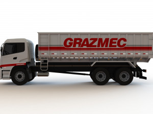 design drawing of large truck 3D Model