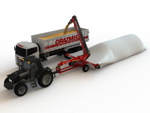design drawing of large truck 3D Model