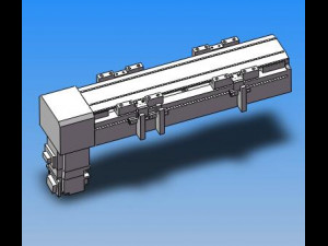 six half sealed synchronous belt modules nxb6 series 3D Model