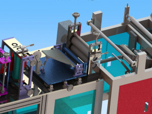 the latest automatic n95 mask machine production line drawings 3D Model