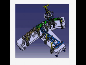 the latest automatic n95 mask machine production line drawings 3D Model