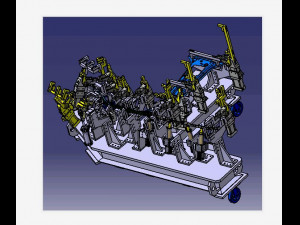 the latest automatic n95 mask machine production line drawings 3D Model