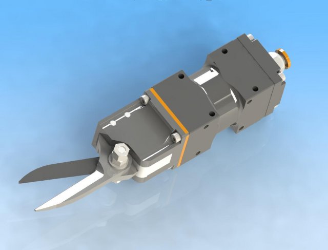 opt pneumatic scissors for mask machine 3D-Modell .c4d .max .obj .3ds .fbx .stl .blend 