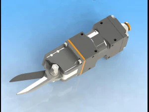 optare per forbici pneumatiche per macchina per maschere Modello 3D