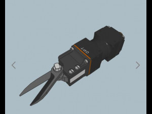 opt pneumatic scissors for mask machine 3D-Modell