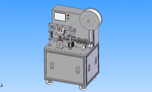 ultrasonic welding machine for nose bar of mask 3Dモデル .c4d .max .obj .3ds .fbx .stl .blend 