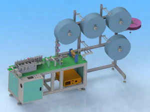 m&aacute;quina de m&aacute;scara infantil Modelo 3D