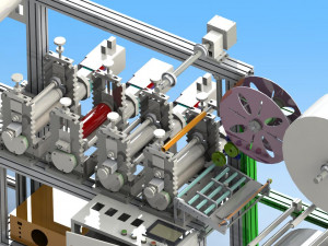 n95 full servo driven mask printer Modelo 3D