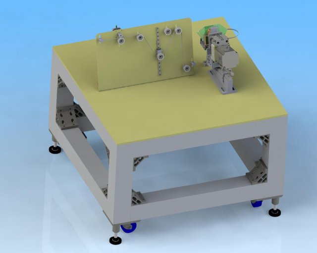 n95 mask ear banding machine Modello 3D .c4d .max .obj .3ds .fbx .stl .blend 