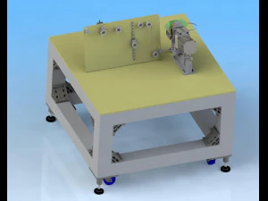 N95 마스크 귀밴딩 기계 3D 모델