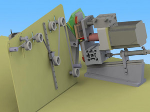 n95 mask ear banding machine Modello 3D