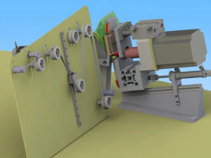n95 mask ear banding machine 3D Model