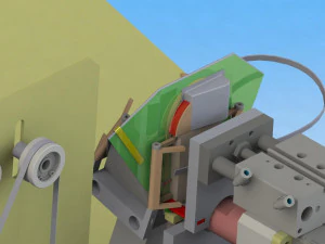 n95 mask ear banding machine 3D Model