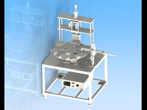 kn95 mask ironing machine sealing machine turntable type 3D मॉडल