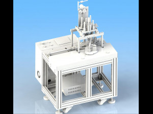 assembly assembly of kn95 mask ear band welding machine 3D Model