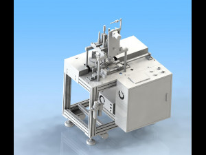 assembly assembly of kn95 mask ear band welding machine Modello 3D