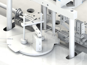 assembly assembly of kn95 mask ear band welding machine Modello 3D