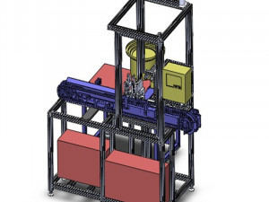 paper sleeve packaging machine for spark plug 3Dモデル