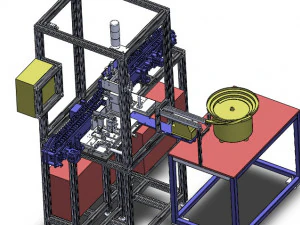 paper sleeve packaging machine for spark plug 3D Model