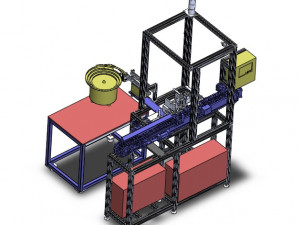 paper sleeve packaging machine for spark plug 3Dモデル