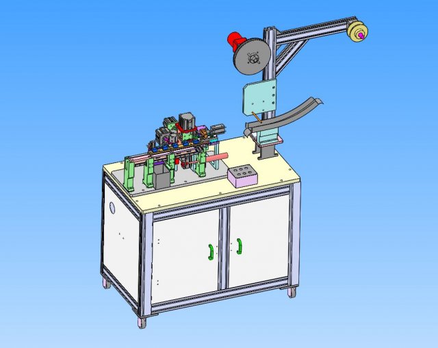 connector production equipment 3D Model .c4d .max .obj .3ds .fbx .stl .blend 