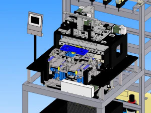 multi thread automatic winding machine 3D Model