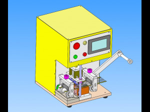 resistance automatic bending foot equipment 3D Model