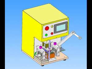 peralatan kaki lentur otomatis tahan Model 3D