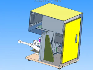 resistance automatic bending foot equipment 3D Model