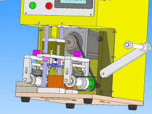 resistance automatic bending foot equipment 3D Model