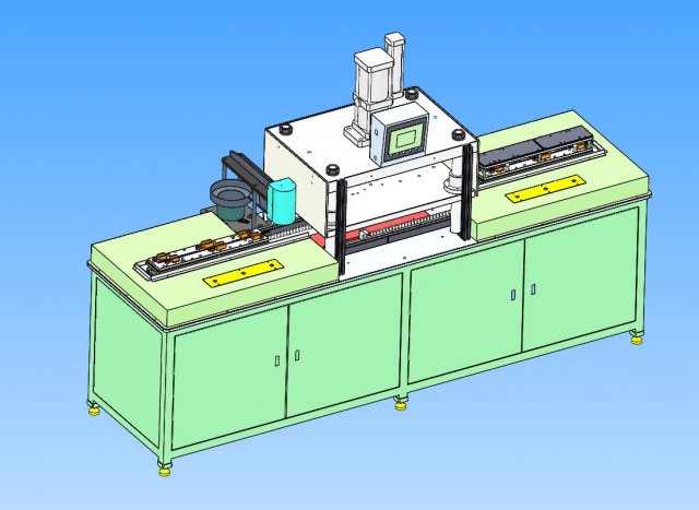 reciprocating riveting machine 3D Model .c4d .max .obj .3ds .fbx .stl .blend 