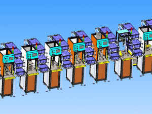 switch assembly line 3D Model