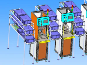 switch assembly line 3D Model