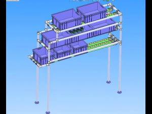 switch assembly line 3D Model