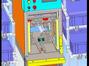 switch assembly line 3D Model