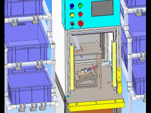 switch assembly line 3D Model