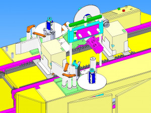 packaging box labeling machine 3Dモデル