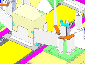 packaging box labeling machine 3Dモデル