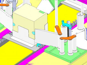 packaging box labeling machine 3D Model
