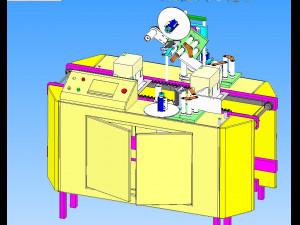 packaging box labeling machine 3Dモデル