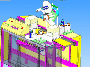 packaging box labeling machine 3D Model
