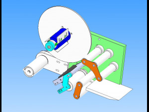 packaging box labeling machine 3Dモデル
